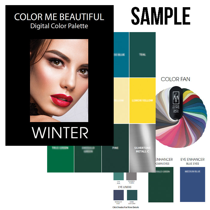 Winter Digital Swatch Palette